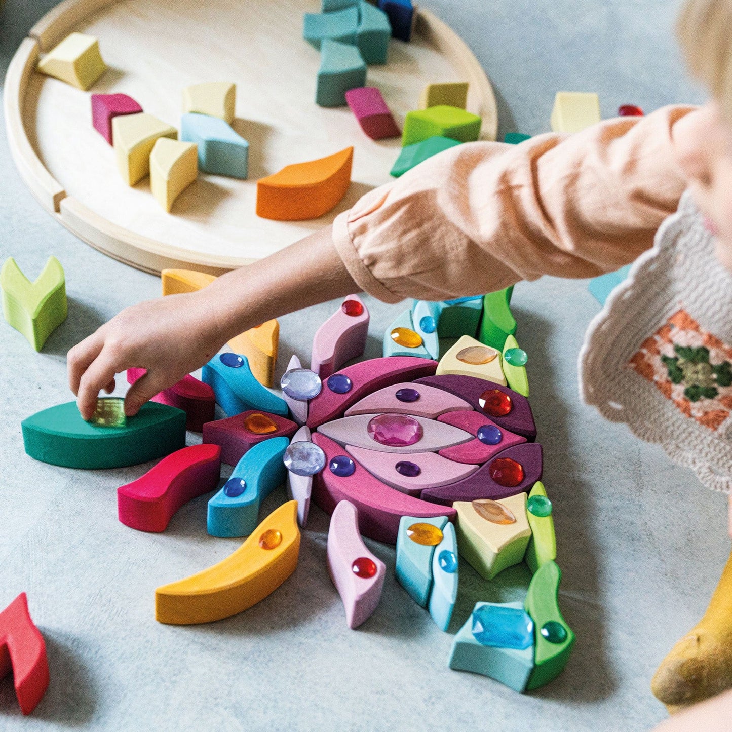 Set de Construction en Bois – Stimulez la Créativité et la Coordination de Votre Enfant