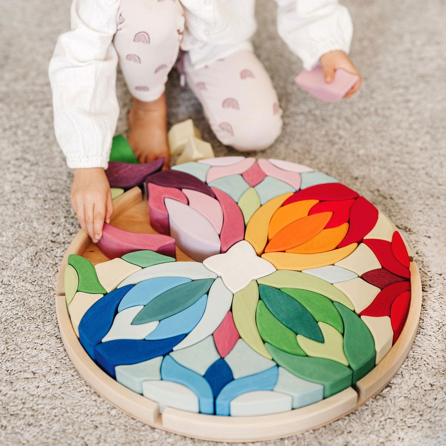Set de Construction en Bois – Stimulez la Créativité et la Coordination de Votre Enfant