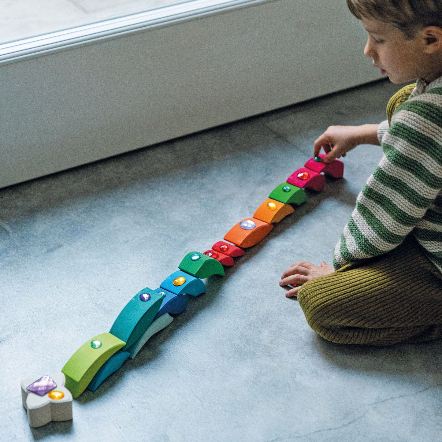 Set de Construction en Bois – Stimulez la Créativité et la Coordination de Votre Enfant