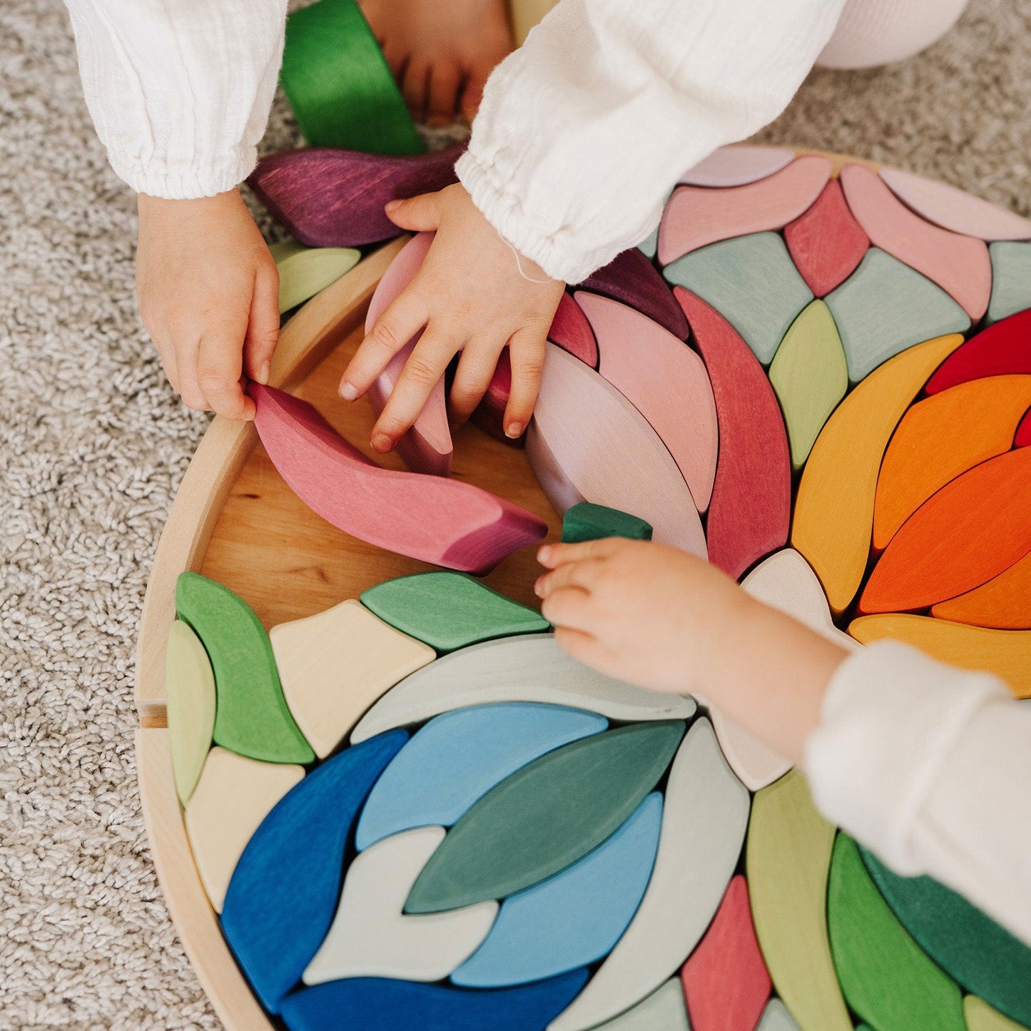 Set de Construction en Bois – Stimulez la Créativité et la Coordination de Votre Enfant