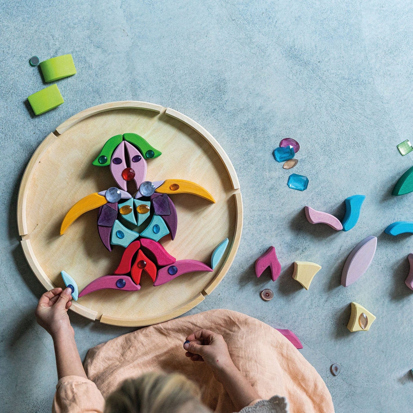 Set de Construction en Bois – Stimulez la Créativité et la Coordination de Votre Enfant