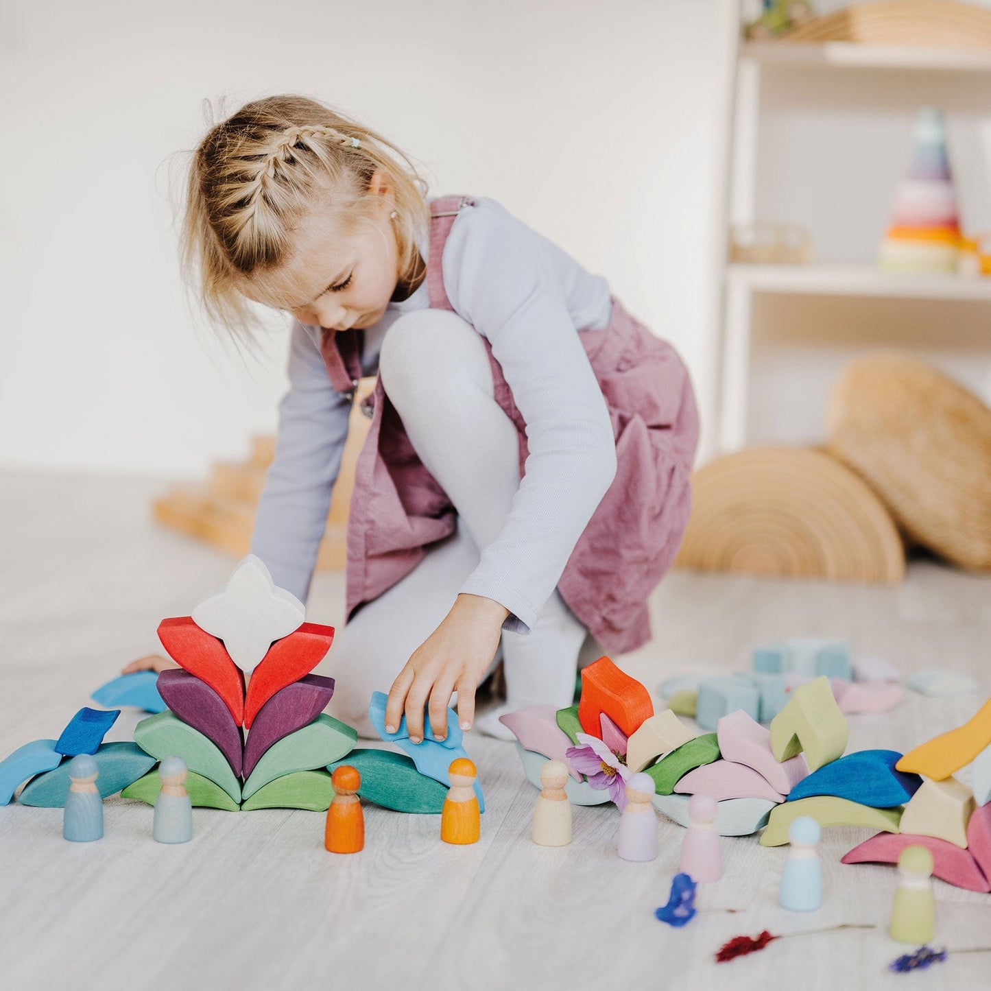 Set de Construction en Bois – Stimulez la Créativité et la Coordination de Votre Enfant