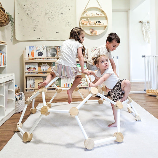 Dôme d'Escalade Montessori – Une Aventure Grimpante pour Développer Force et Agilité