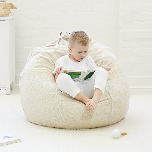 Pouf Teddy en Bouclettes – Le nid douillet pour des moments de détente