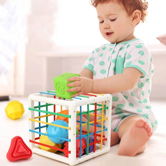 Cube de Tri Montessori – Éveillez la Curiosité et les Compétences de Votre Enfant